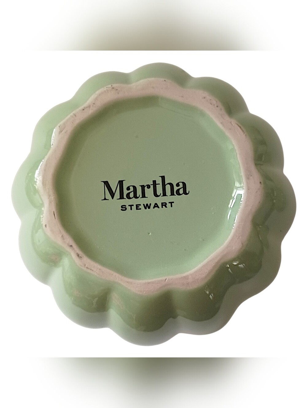 Martha Stewart Pumpkin Canister Sage Green Gold Ceramic Fall Harvest Candy Dish - Picture 10 of 16